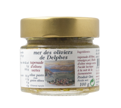 Green olive paste - tapenade 100gr