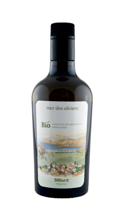 Extra virgin olive oil BIO 500 ml in bottle